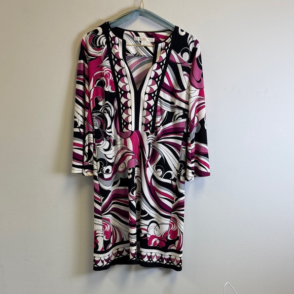 Boston Proper Dresses & Skirts - Boston Proper Pink and Black Striped Dress